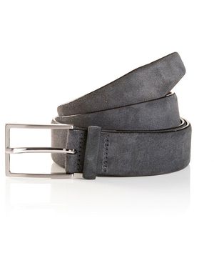 Tom Tailor Synthetikgürtel Veloursledergürtel, Freizeit- Und Anzugsgürtel, Bis Gr. 120 - Grau