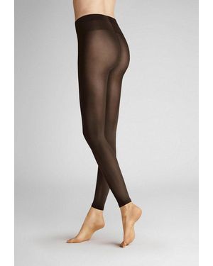 Hudson Jeans Strickstrumpfleggings Micro 50 50 Den (1 St) Semi-Blickdichte Leggings Mit Ebenmäßiger Optik - Braun