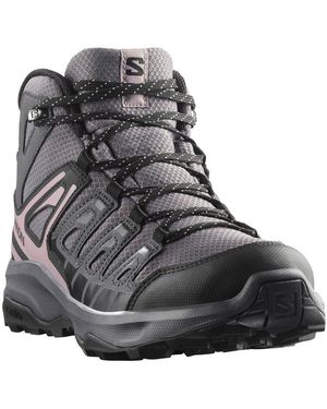 Salomon Extegra Mid Gore-Tex W Wanderschuh Wasserdicht Dank Gore-Tex Membrane - Schwarz