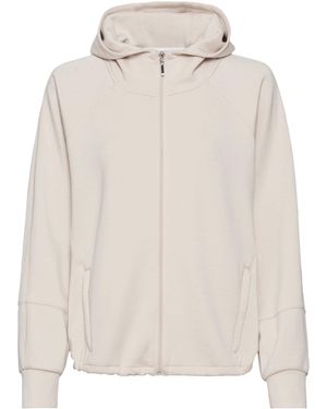 French Connection Sweatjacke mit seitlichen Reißverschlusstasche, Loungewear - Weiß