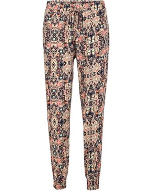 malito more than fashion Stoffhose 777 lange bequeme Sommerhose - Blau