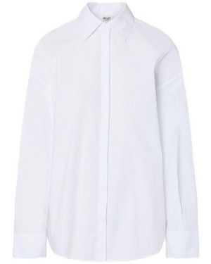 Liu Jo Hemdbluse Camicia Ts M/L - Weiß