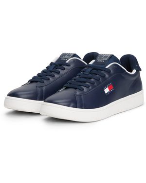 Tommy Hilfiger ARCHIVE '98 Sneaker Freizeitschuh, Streetwear, Halbschuh, Schnürer mit Logoflagge - Blau