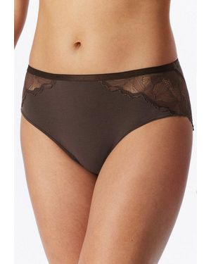 Schiesser Panty Unique Premium Mit Wunderschöner, Femininer Alloverspitze - Schwarz