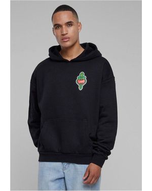 MT Upscale Kapuzenpullover Santa Monica Heavy Oversize Hoody - Schwarz