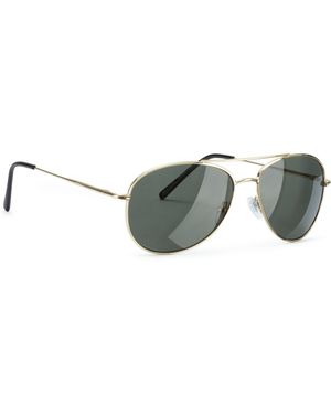 John Devin Pilotenbrille Sonnenbrille Pilotensonnebrille mit UV Schutz - Schwarz
