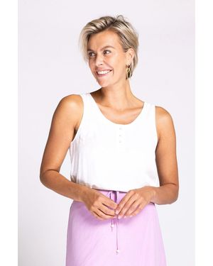 Zhrill T-Shirt ZHMURIA (0-tlg) - Weiß