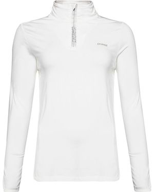 Protest Fleecepullover FABRIZ 1/4 zip top - Weiß