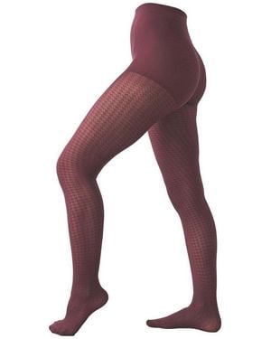 Next Strumpfhose Strumpfhosen Mit Muster, 1Er-Pack (1 St) - Lila