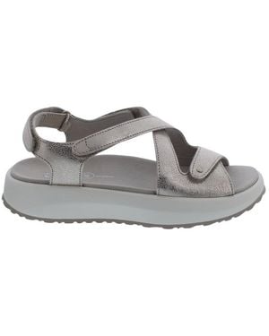 Joya Jenny Light Sandale, Glattleder, Klettv. Senso-Sohle, Kateg Sandale - Grau