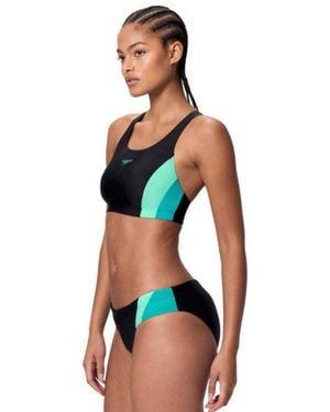 Speedo Badeanzug Colourblock Splice 2.0 Damen Bikini 8-004572003 - Blau