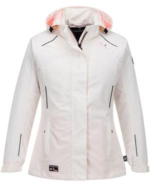 Schietwetter Funktionsjacke "Kojenspatz Elke" Wasserdicht - Weiß