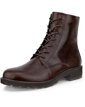 Ecco Metropole Vienna Schnürstiefelette Schnürboots, Klassik-Stiefelette Mit Dual-Fit-Innensohle - Braun