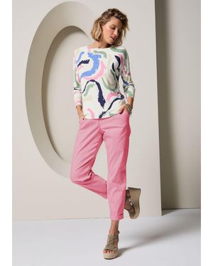 Madeleine /- Kurzgröße: 7/8-Hose zum Schlüpfen - Pink