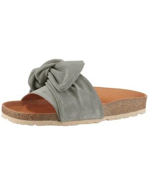 Verbenas Roxy Roda Pantolette Sommerschuh, Flat, Pool Slides Mit Modischer Schlaufe - Schwarz
