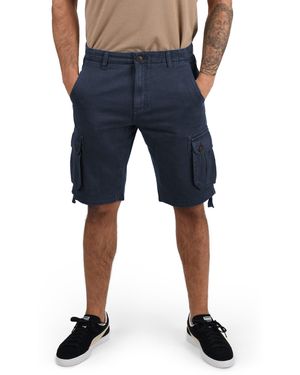 Solid Cargoshorts SDVizela kurze Hose mit Used Look Effekt - Blau