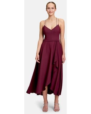 Vera Mont Abendkleid Damen Mit Volant Design - Rot