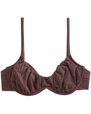 Self Bügel-Bikini-Top . Bikinioberteil (1-St) - Braun