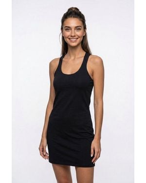 Converse Trägerkleid Everyday Racerback Dress Leichtes Design, Sportlicher Stil, Für Sportmode Und Streetwear - Schwarz