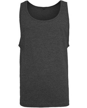 Build Your Brand Tanktop Jersey Big Tank T-Shirt - Schwarz