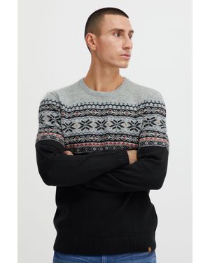 Blend Strickpullover BHTjerik - Grau