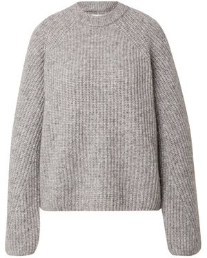 Numph Strickpullover ZINDI (1-tlg) Weiteres Detail - Grau