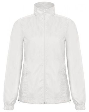 Bc Outdoorjacke Leichte Windjacke ID.601 - Weiß