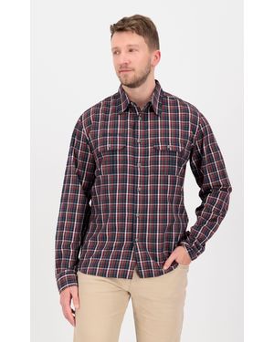 DEPROC Active Outdoorhemd DENVER II Men auch in Groß Größen erhältlich - Lila