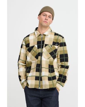 Blend Kurzjacke BHShirt Fleece - Grün