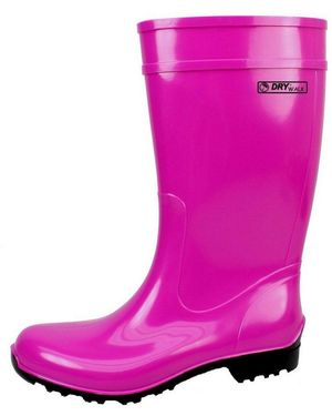 Bockstiegel Luisa Dunkelblau Gummistiefel - Pink