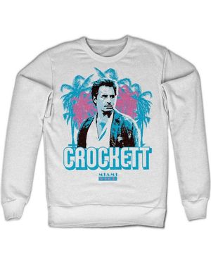 Miami Vice Rundhalspullover - Blau
