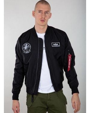 Alpha Industries Bomberjacke Ma-1 Tt Glow - Schwarz