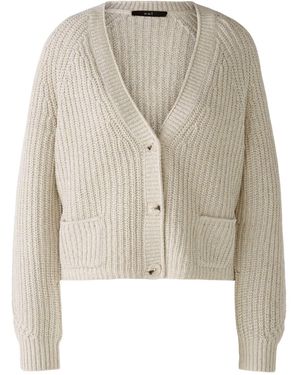 Ouí Strickjacke LAFONYA Baumwollmischung Minderungen - Weiß