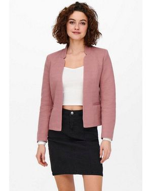 ONLY Kurzblazer Onladdy-Linea L/S Short Blazer Cc Tlr Materialmix, Regular Fit - Weiß