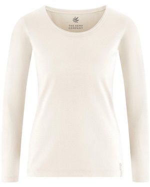 HempAge DH951 THC Exklusiv Langarmshirt - Weiß