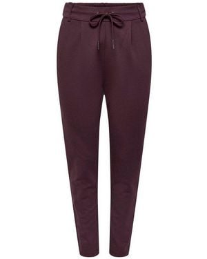 ONLY Stoffhose Onlpoptrash Einfarbige Sweathose Stoffhose Jogginghose - Lila