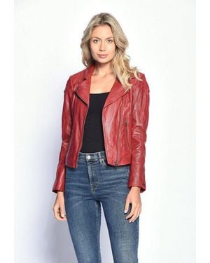 Maze Lederjacke Ibiza - Rot