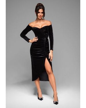 Ombre Abendkleid Anne - Schwarz