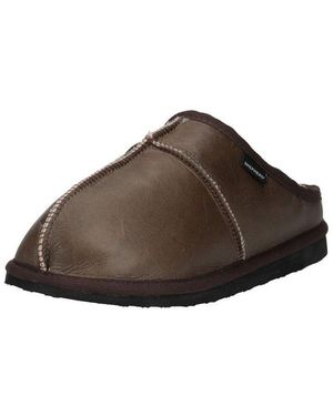 Shepherd Hausschuhe Leder Hausschuh - Braun