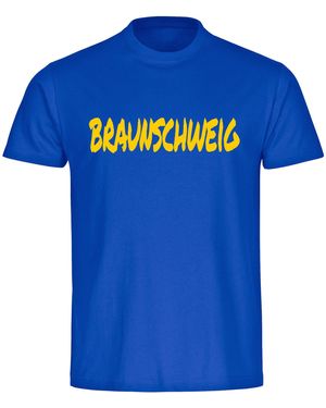 multifanshop T-Shirt Braunschweig - Blau