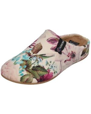 Verbenas York Flowers Hausschuh Antique - Mehrfarbig
