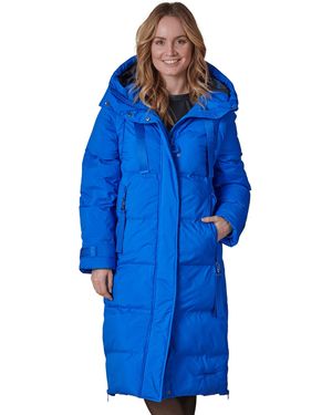 Zhrill Steppmantel ISI MAX praktische 2 in 1- Kombination, als Mantel und Weste tragbar - Blau
