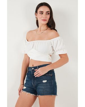 LELA Shirtbluse Regular Fit (1-tlg) - Weiß