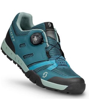 Scott Shoe W's Sport Crus-R Flat Boa Fahrradschuh Bequemer Und Strapazierfähiger Schuh Mit Präzisem Boa Fit System Und - Blau