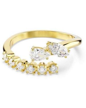 Swarovski Fingerring Schmuck Geschenk Mesmera Ring, Mit Kristall, Zirkonia (Synth) - Schwarz