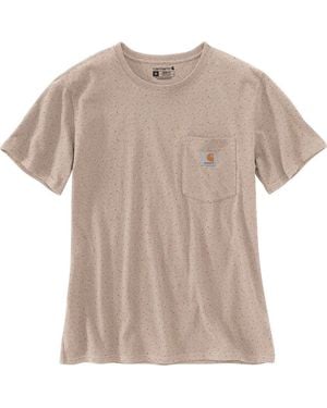 Carhartt T-Shirt Ww Pocket S/S 103067 - Braun