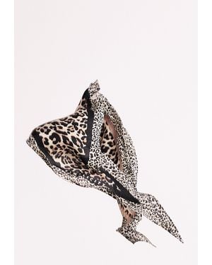 Street One Halstuch, mit Animal Print - Schwarz