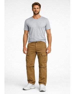 Man's World World Zip-Off-Hose Mit Cargotaschen Der Allrounder Mit Starker Preis-Leistung! - Braun