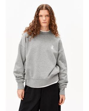 ARMEDANGELS ICONIC Å ALIZAA Sweatshirt aus Bio-Baumwolle Oversized Fit - Grau