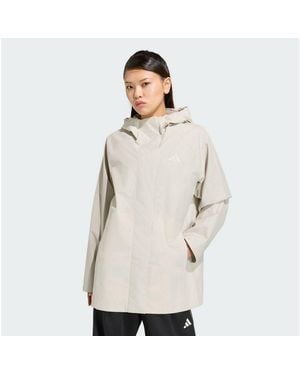 adidas Funktionsjacke Essentials Rain Parka (1-St) - Schwarz